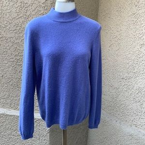 Purple Charter Club cashmere sweater